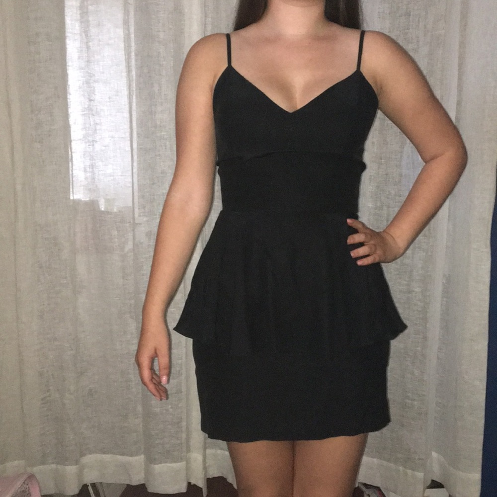 Amanda Uprichard Silk black dress